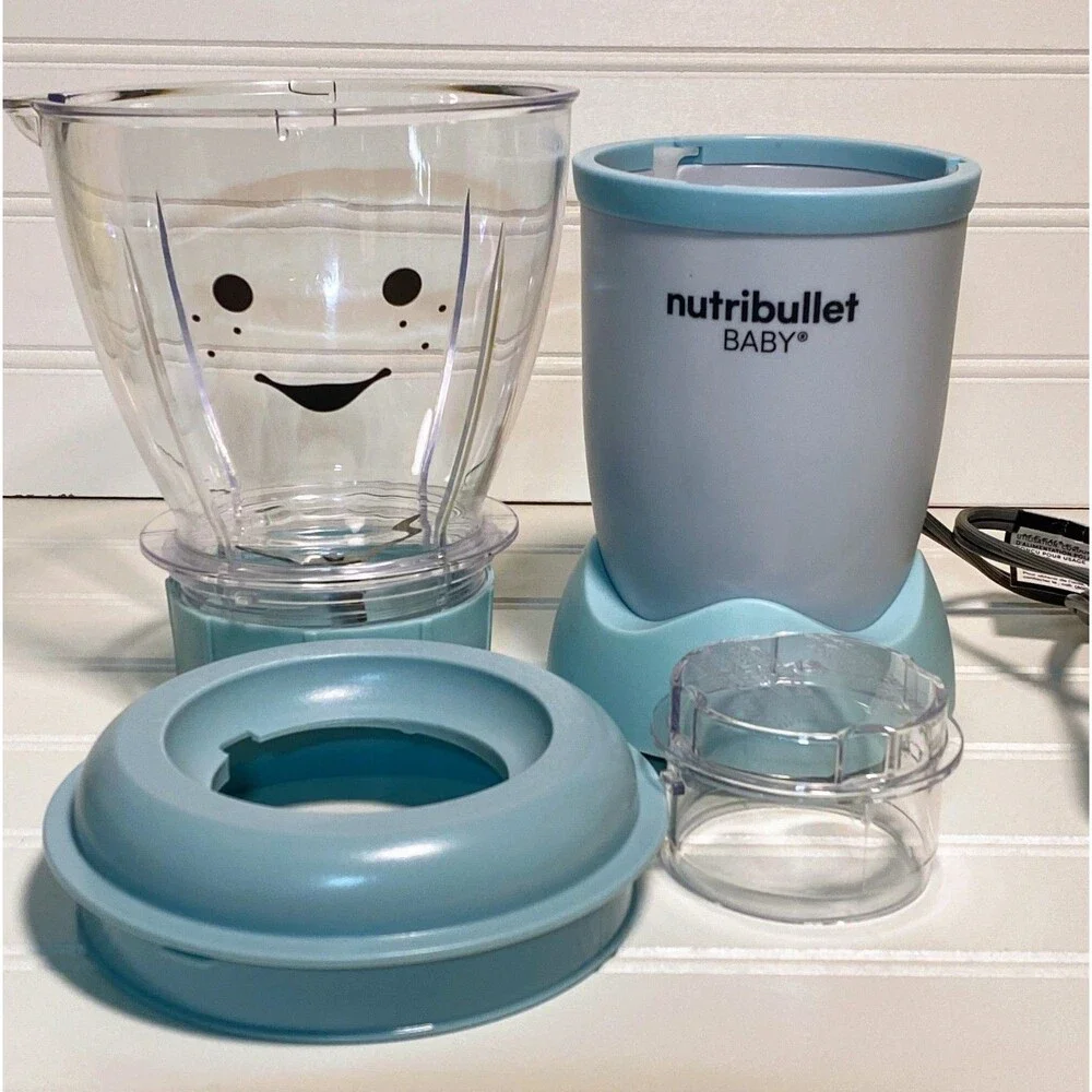 Nutribullet Baby Food Blender Mixer Blue/White NBY50100